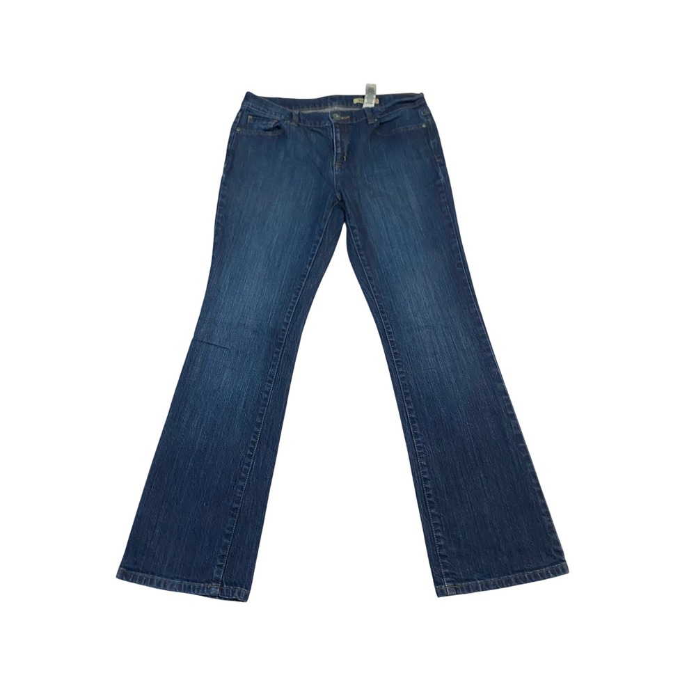 Stamp 10 Favorite Jean Womens 10 Dark Wash Bootcut Denim Blue Jeans RN 52002